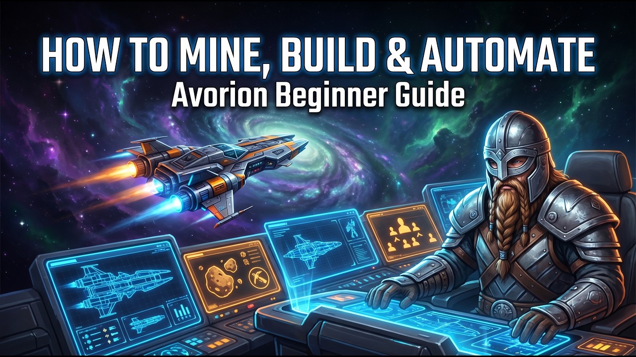 Avorion Sandbox Survival | Ship Design, Resource Management & Captain Automation