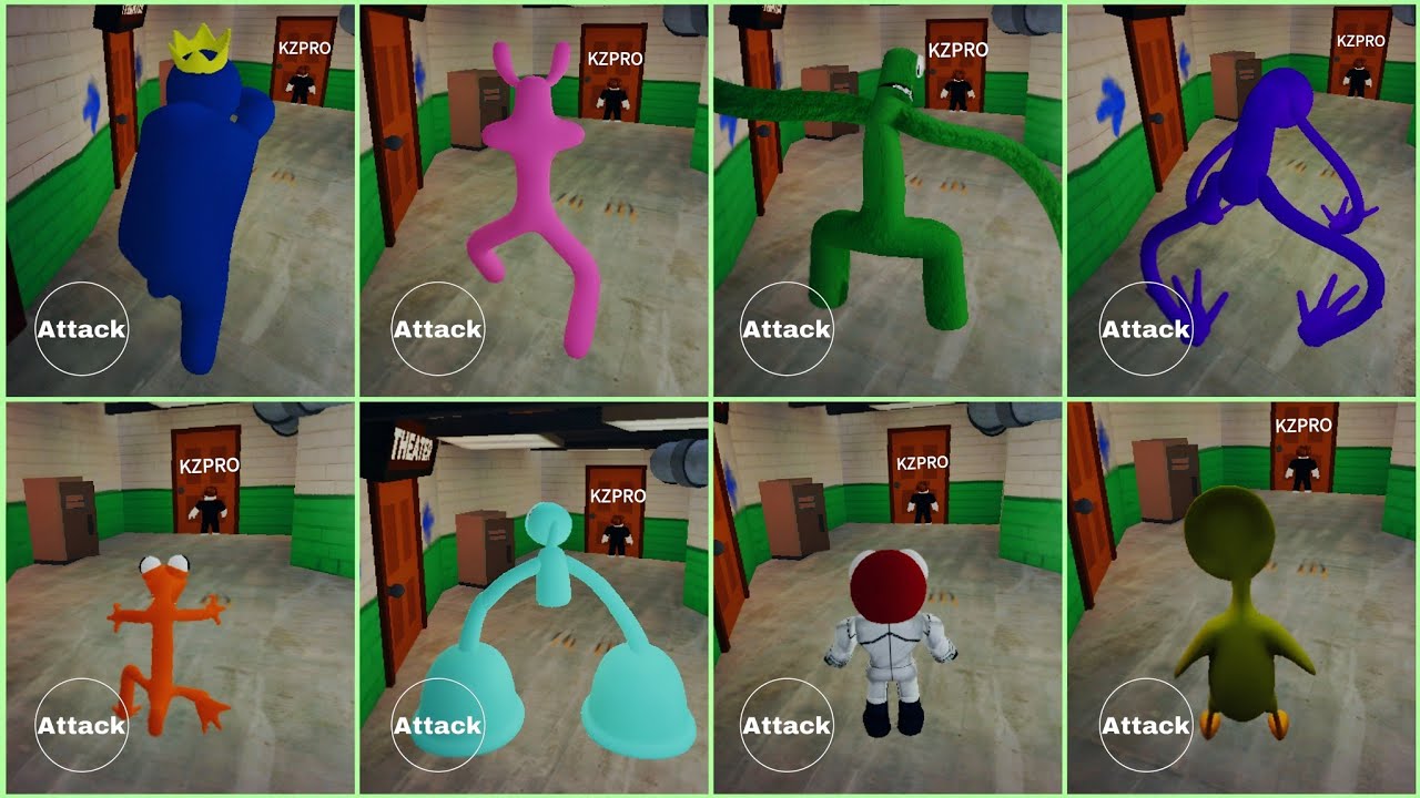 Rainbow Friends Ch. 1 [HORROR]: Roleplay, Badges, & Jumpscare Clips