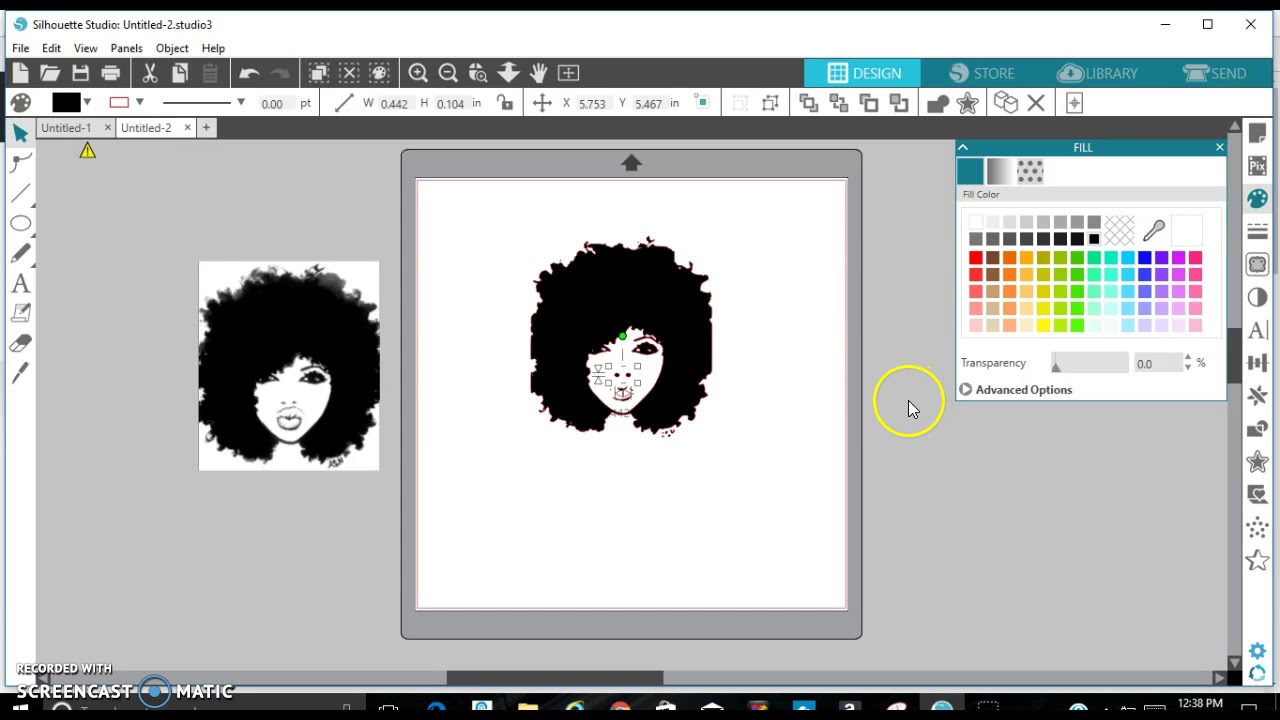 How to trace an image in Silhouette Cameo 4.1 Basic Edition