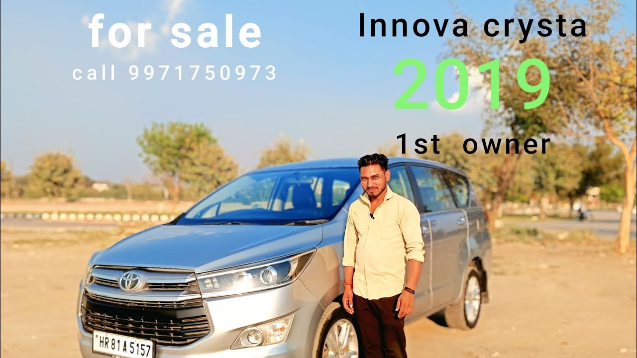 Innova crysta Z  manual diesel 2019 model first owner