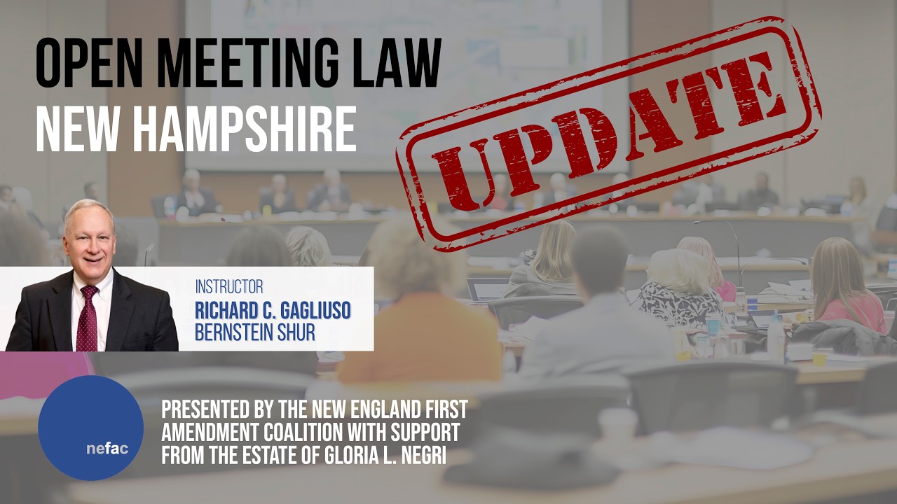 New Hampshire Open Meetings (Update)