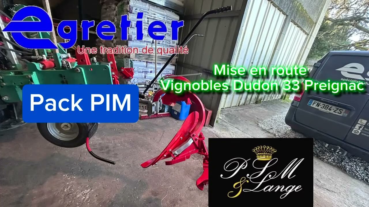 D&eacute;cavaillonneuse m&eacute;canique Egretier : Le Pack PIM