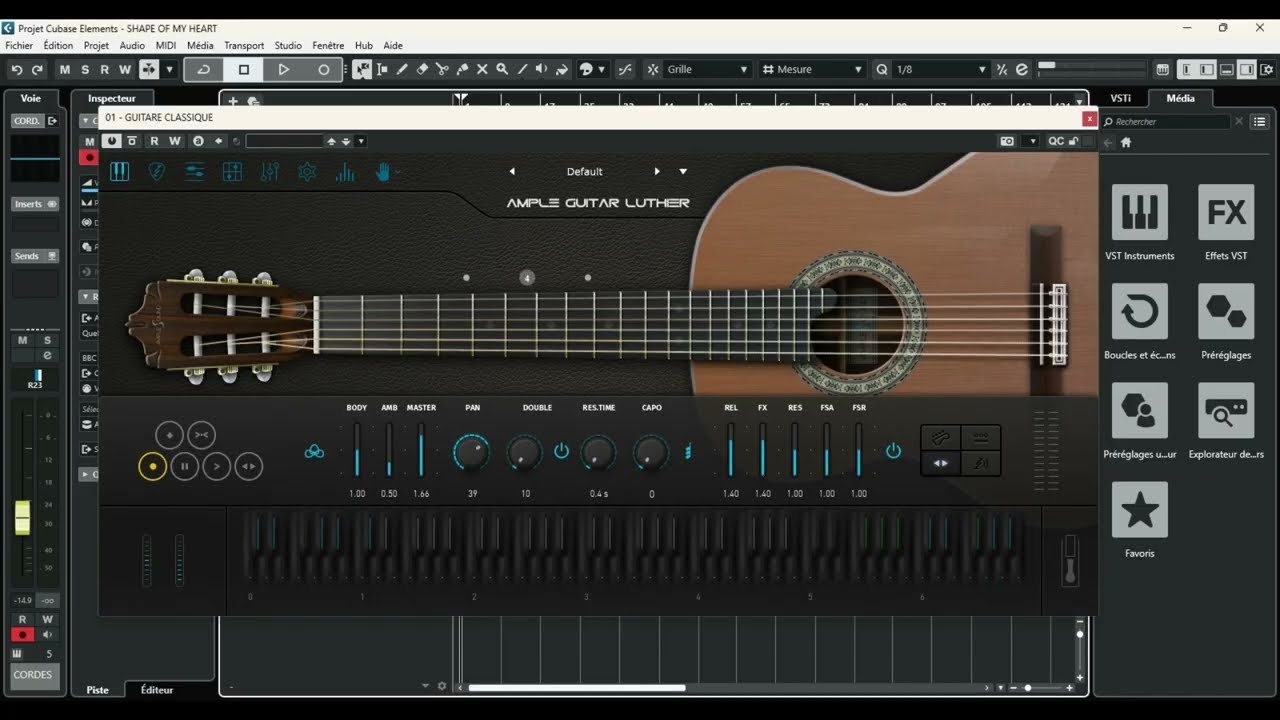 Cubase Fichier midi Sting