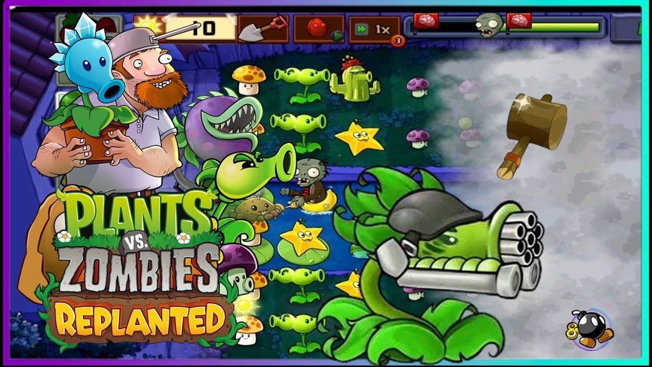 PLANTS VS ZOMBIES Replanted (Nevoa No Escuro) Part. 40 Até Zerar ‹ FABRICIO GAMER DETONADO ›
