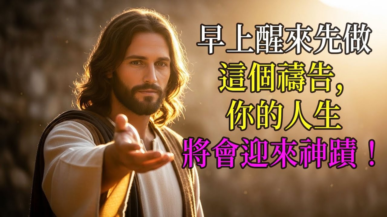 每天早上，只要3分鐘！用這個禱告，你的人生就會迎來神蹟
