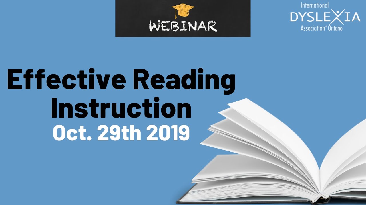 Webinar - Effective (and ineffective) reading instruction by Nancy Young 29Oct19