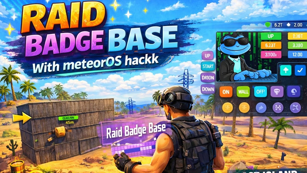 raid badge base meteorOS hack invisible mod no ban free and paid