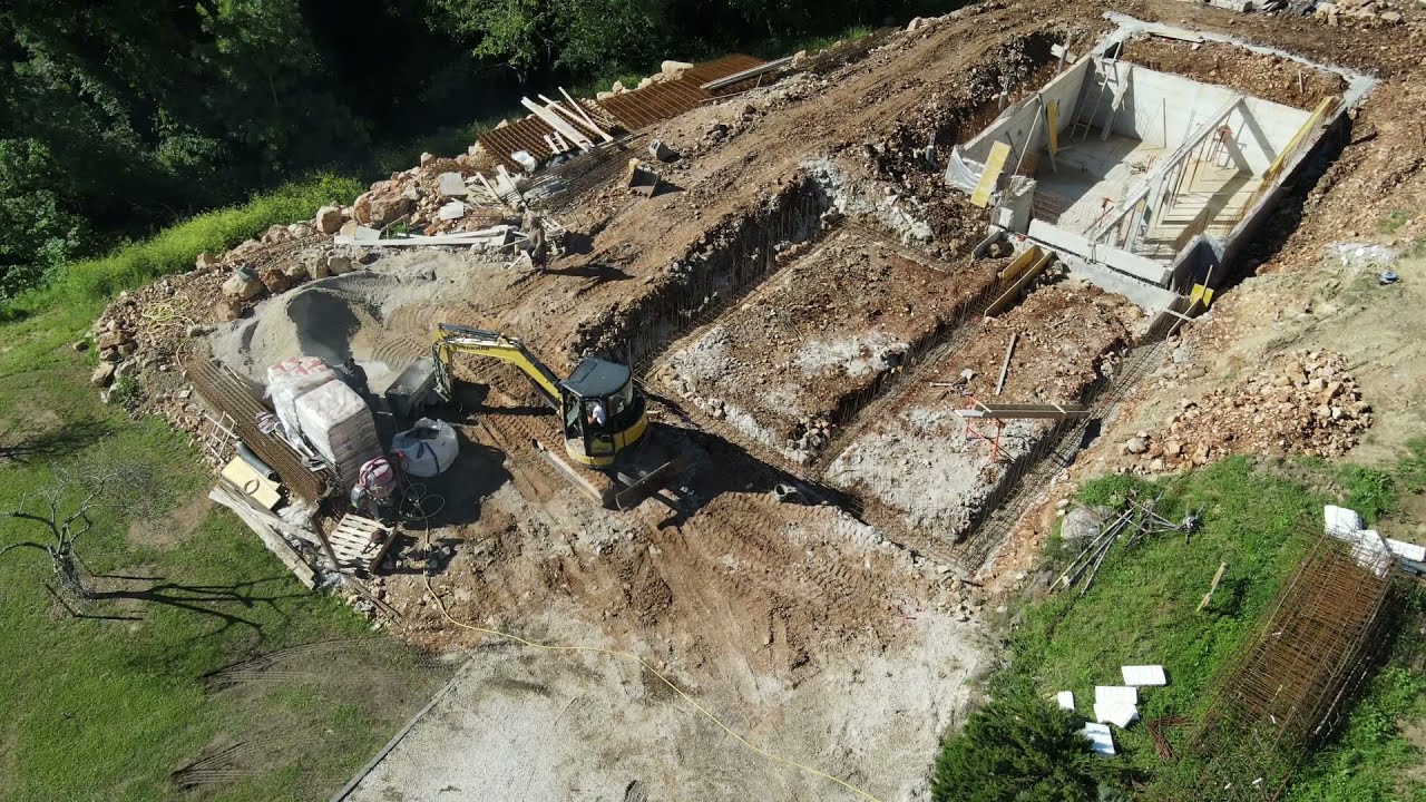 ÉTAPE 4: Coulage fondation béton armée pour VS et les murs