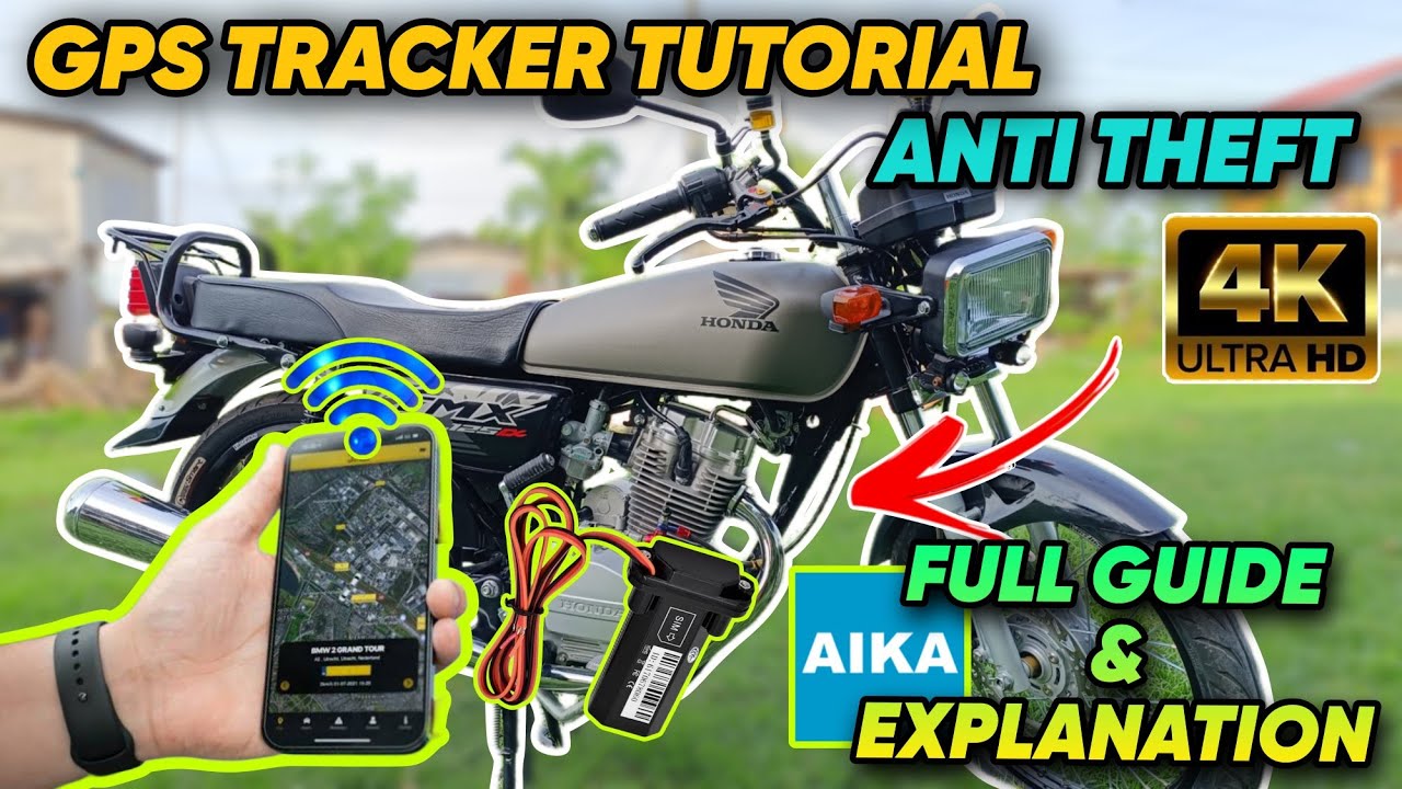 PAANO MAG INSTALL NG GPS TRACKER SA MUTOR - Samchen GPS Tracker with AIKA Application Android/iOs
