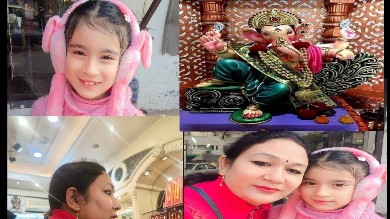 Navya k sath gye Market 