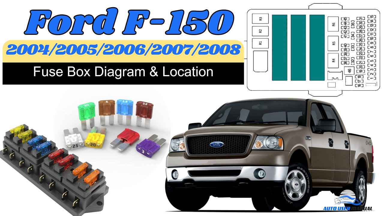 Расположение и схемы блока предохранителей: Руководство по эксплуатации Ford F-150 2004 / 2005 / ...