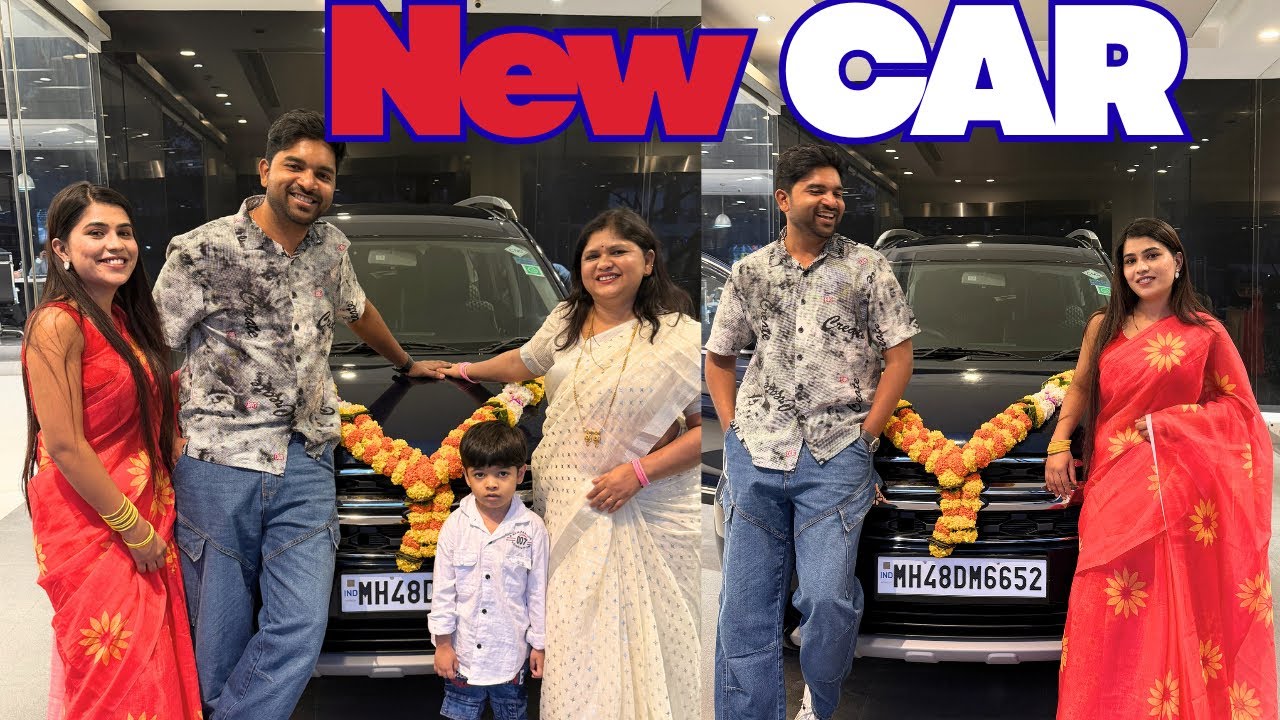 नवीन गाडीची पहिली राइड खूप हसरे क्षण, आणि आयुष्यभर लक्षात राहणारी मजा!❤️