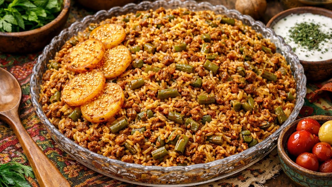 راز لوبیاپلو خوش‌طعم جنوبی با دارچین و لیموعمانی 🍋 | آشپزی با جمیل