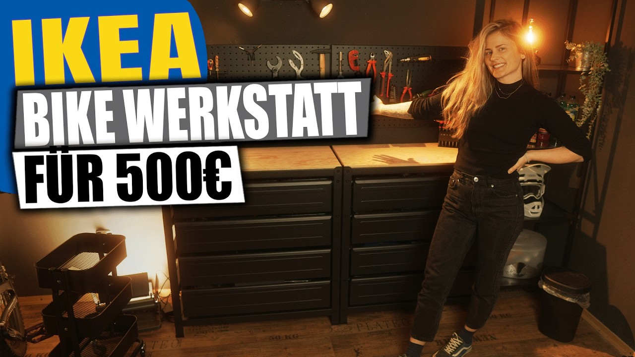 Bike Werkstatt IKEA HACK - Low Budget DIY Build f&uuml;r Wenig Platz