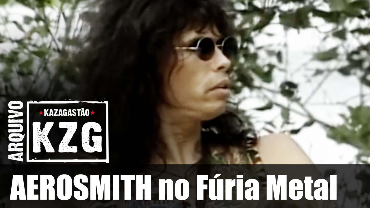 AEROSMITH no Fúria Metal (1994) - Arquivo KZG - entrevistado por Gastão Moreira