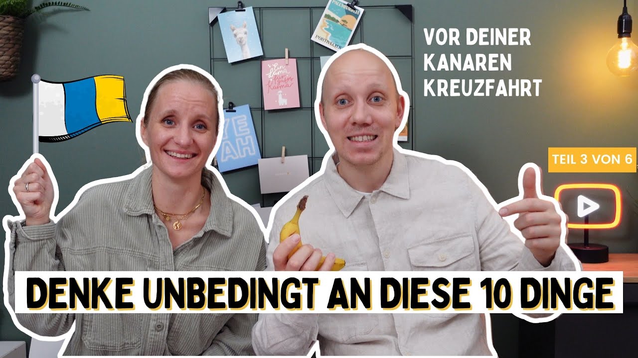10 Dinge die DU vor deiner Kanarenkreuzfahrt tun solltest 🇮🇨 🚢
