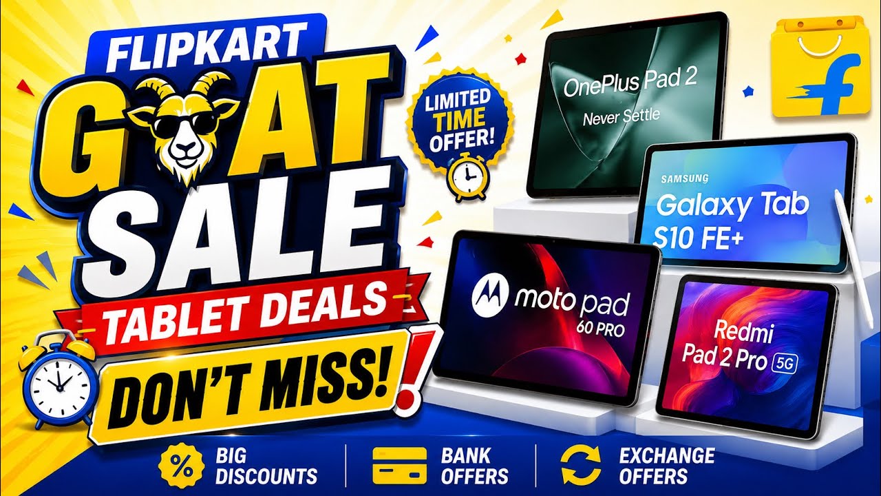 Распродажа Flipkart: лучшие цены на планшеты