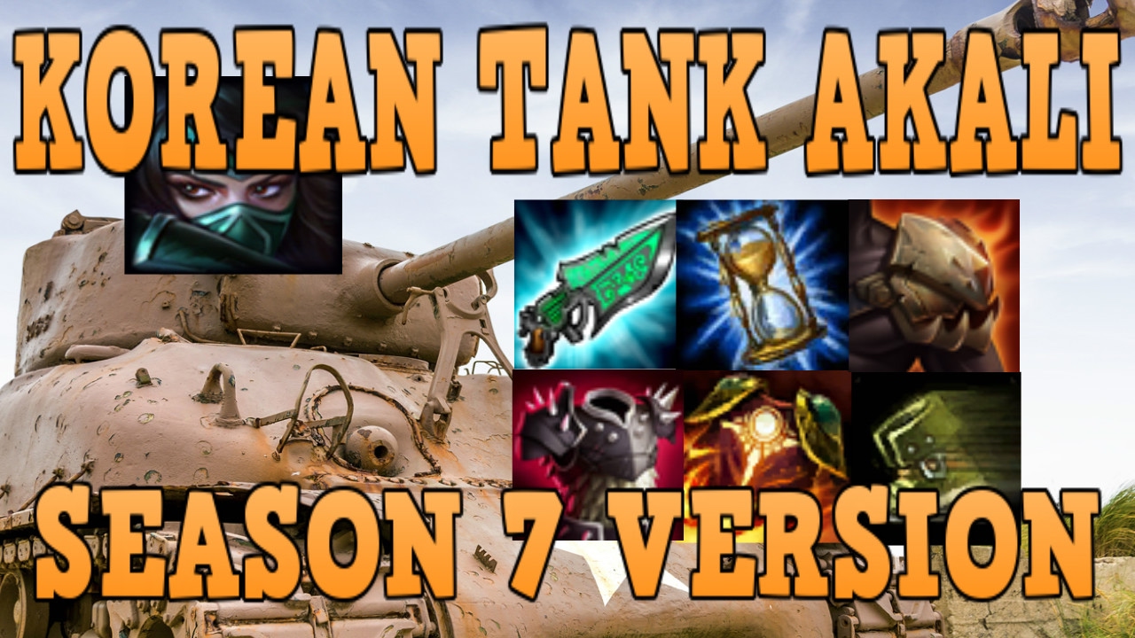KOREAN TANK AKALI BUILD 2.0! HOW TO HAVE INSANE DAMAGE AND BE UNKILLABLE!!