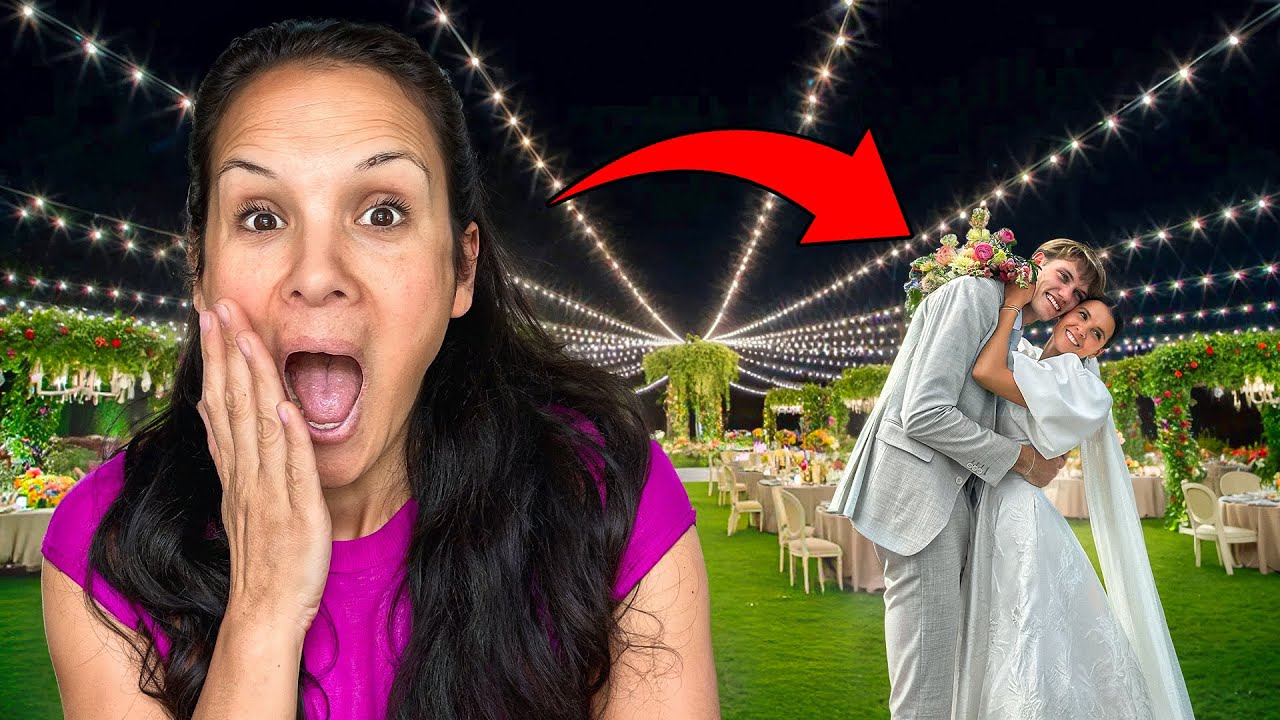 WE Transformed the BACKYARD into a WEDDING! She's GETTING MARRIED!