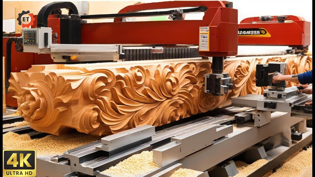 Lathe Art by a Master Craftsman | Turning a Giant Red Wood into an Astonishing Masterpiece