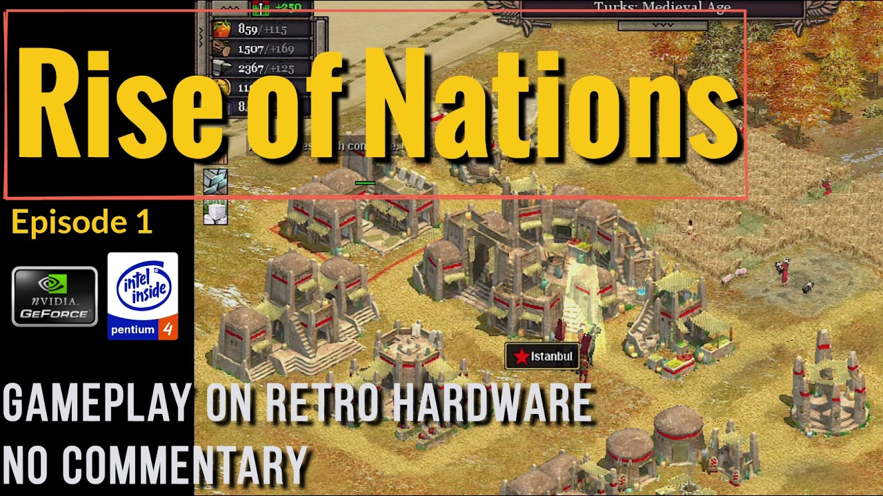 Rise of Nations [Ep.1] - Retro PC Gameplay [NV Geforce 7600 GT - Intel P4 3Ghz][No Commentary]