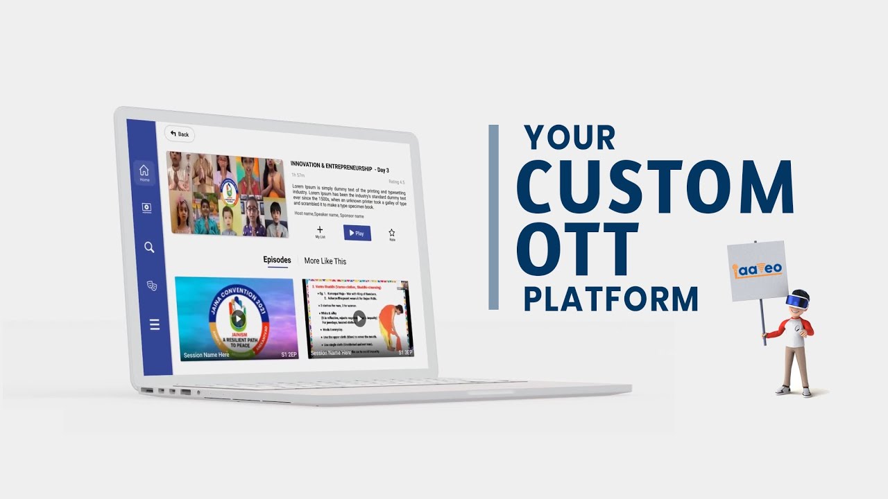 Laaveo TV - Your Custom OTT Platform | Walk through