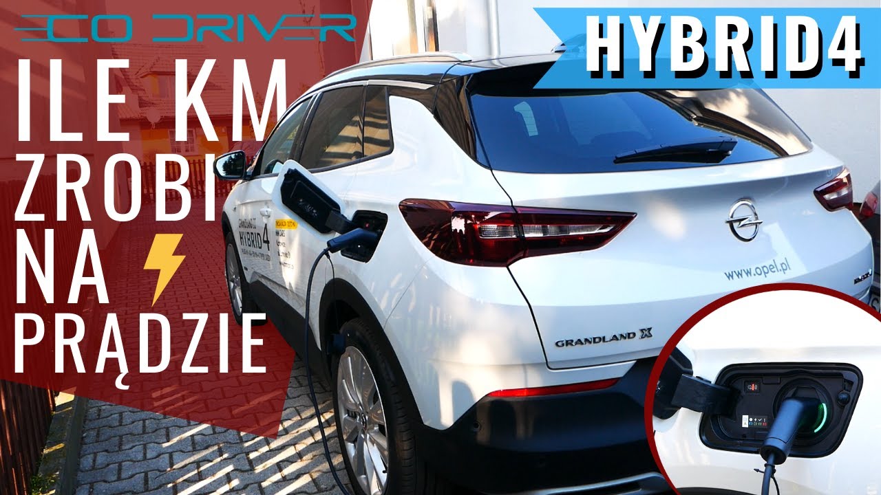 Opel Grandland X Hybrid4 - TEST zasięgu w trybie elektrycznym (ile przejedzie na prądzie?)