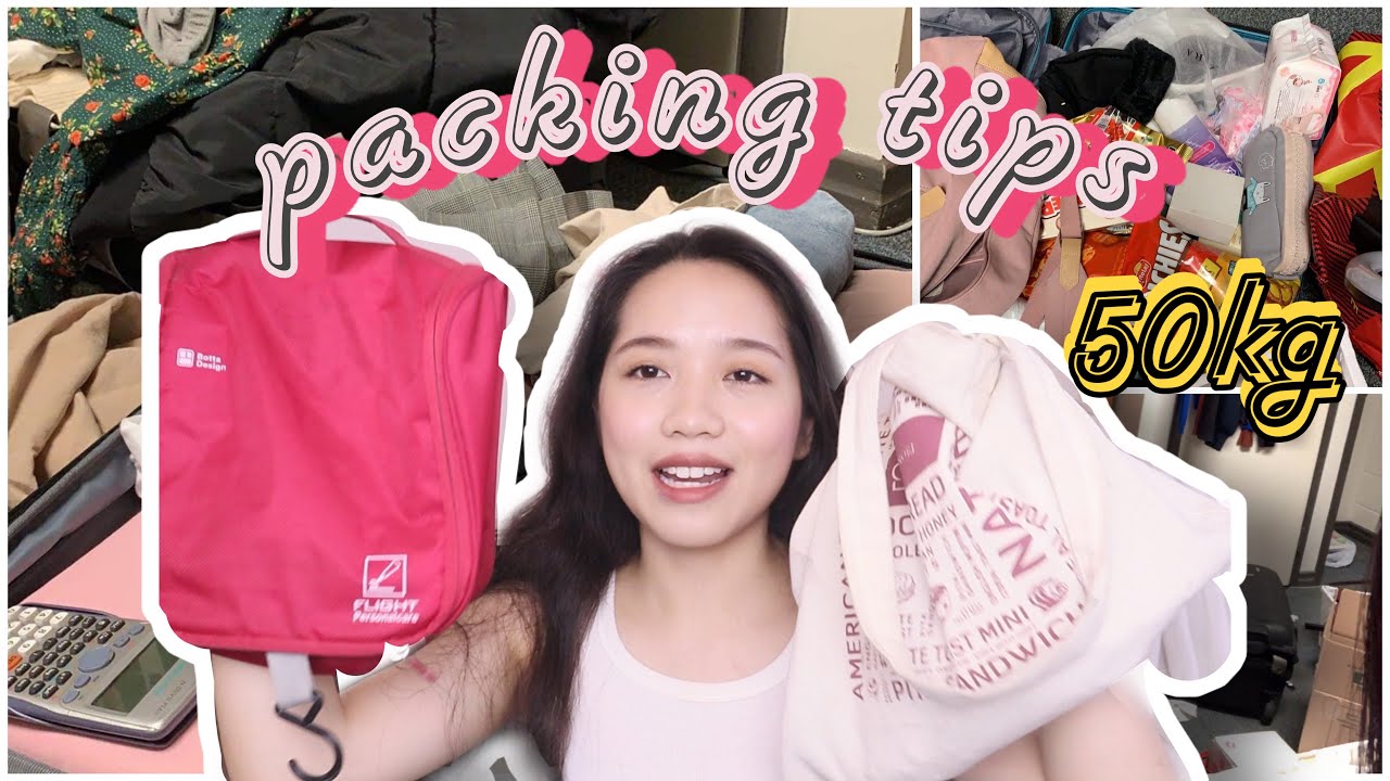 Ở nhà soạn vali đi du học: 50KG HÀNH LÝ!! 🧳 | BY BLING