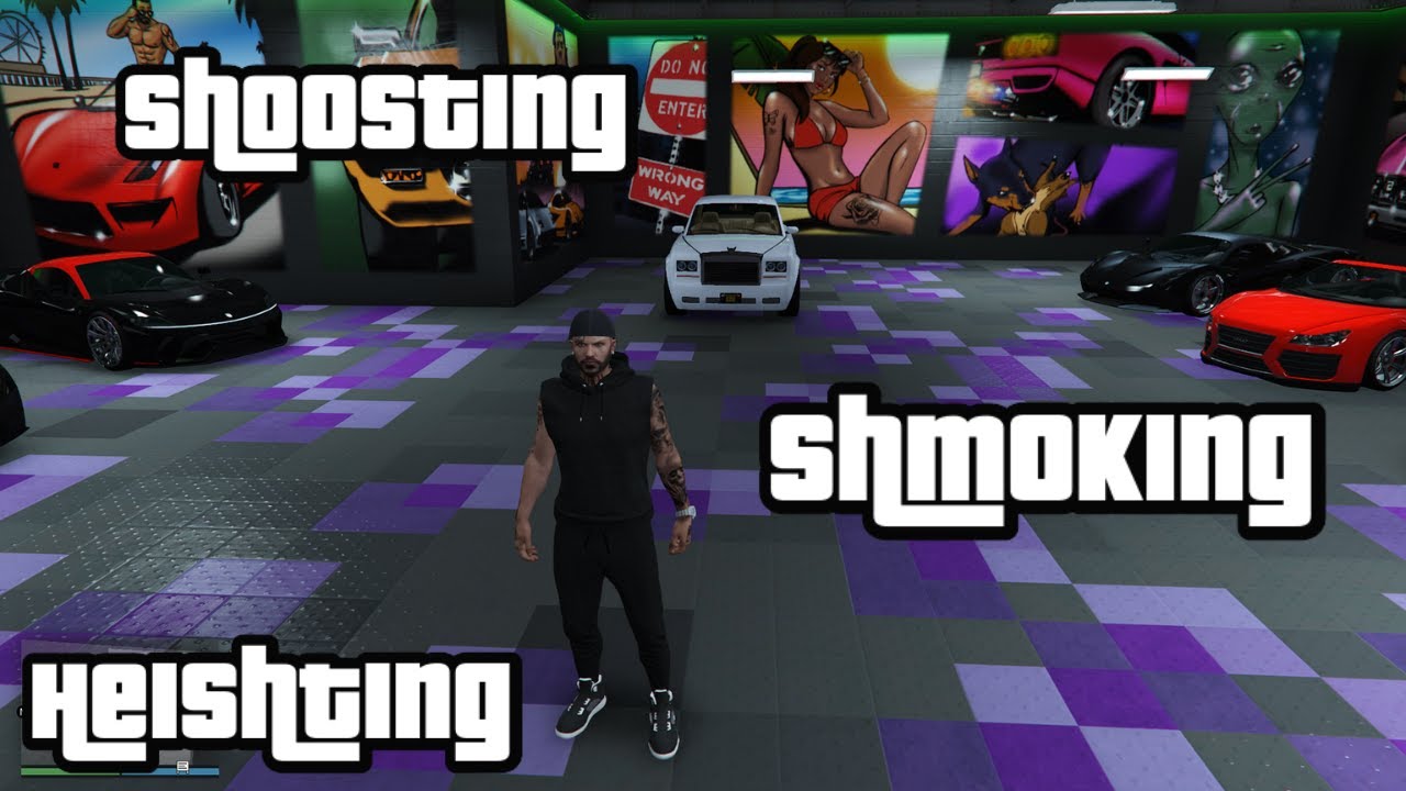 GTA5 - WEEKEND SHOOSTING, HEISHTING & SHMOKING