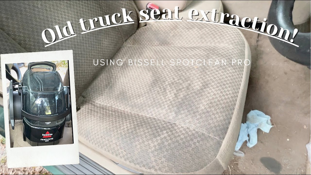 Can the Bissell SpotClean Pro handle these 20yrs+ OLD STAINS?// Car DETAILING!/ Seat Extraction!