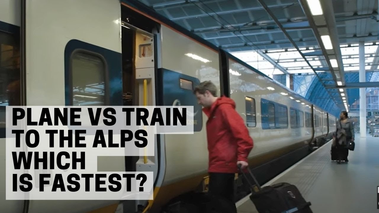 Go Skiing by Train - Plane vs. Train what's the fastest?