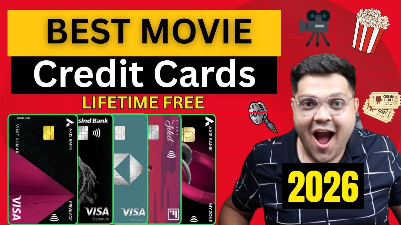 Top 5 Best Lifetime Free Movie Credit Card in India 2026 🔥| Best Credit Card For Movies