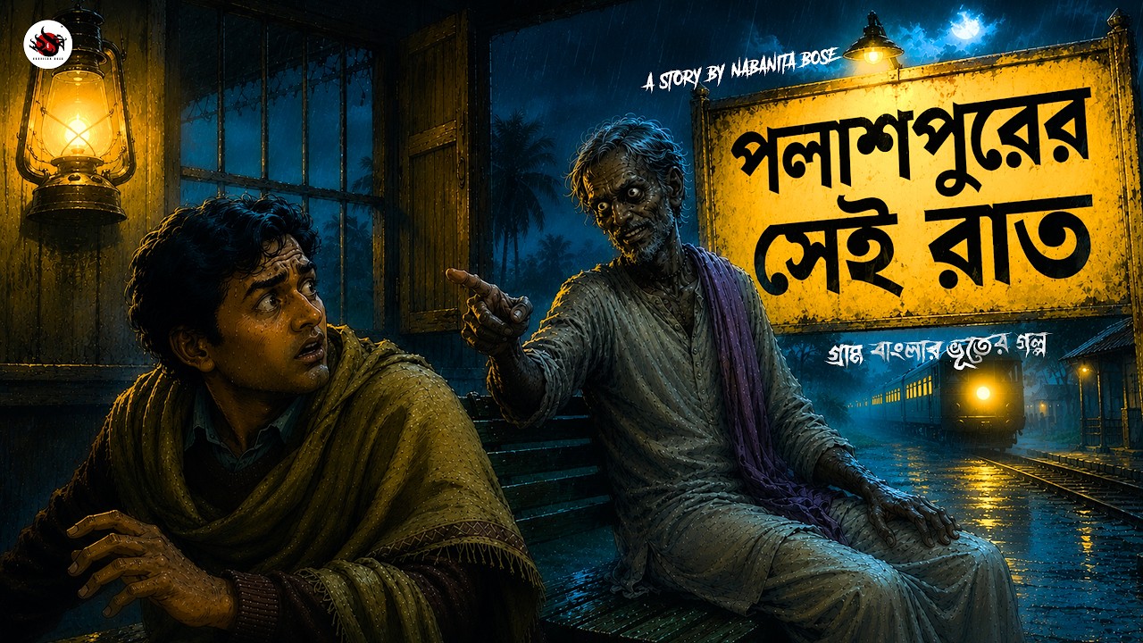 পলাশপুরের কালো রাত - গ্রাম বাংলার ভূতের গল্প | Bengali Audio Story | Bhuter Golpo