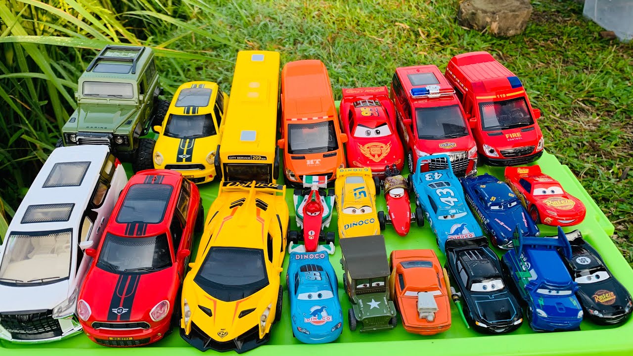 Mobil Ferrari, Offroad, MiniCopper, Ambulance, Police, Team Mcqueen X Toys #73666373777777
