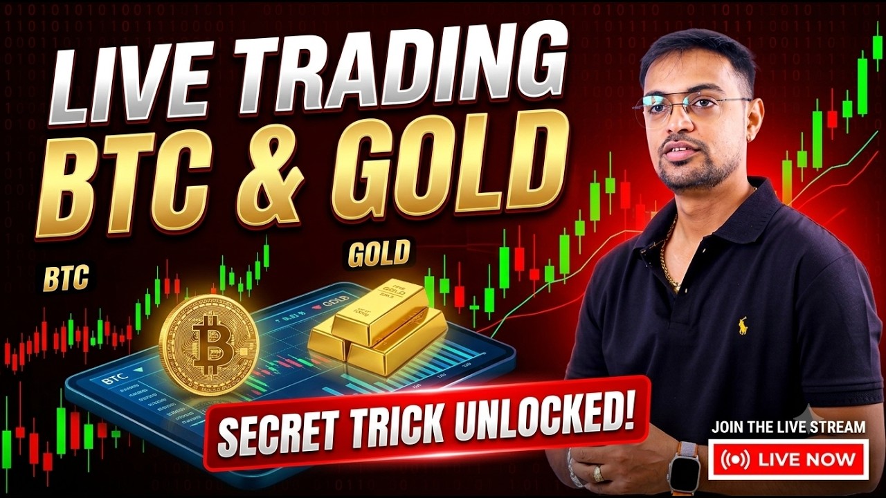 🔴 Live Trading Setup | Nifty & BankNifty Crypto , Gold Best Zones | Omi Sakhalkar