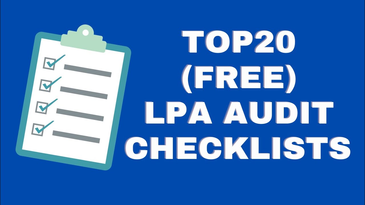 9 best free Layered Process Audit Checklists   templates &ndash; ranked