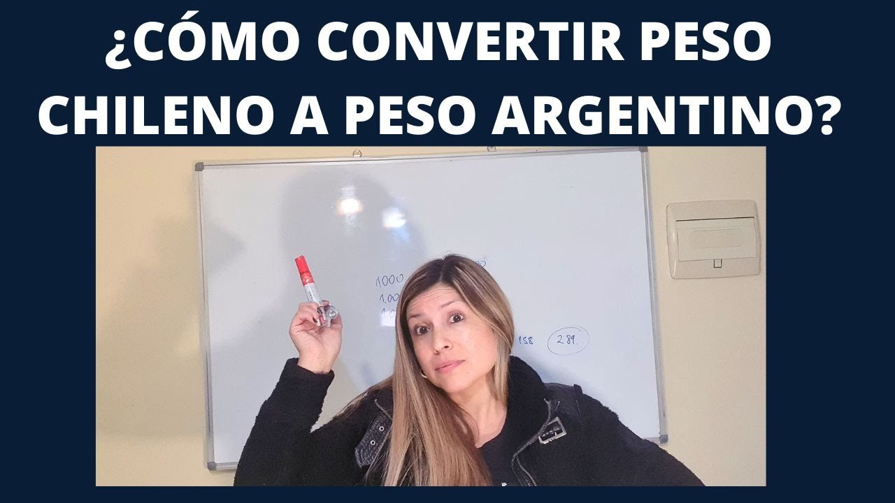Convertir de peso  CHILENO a peso ARGENTINO [ explicación completa]