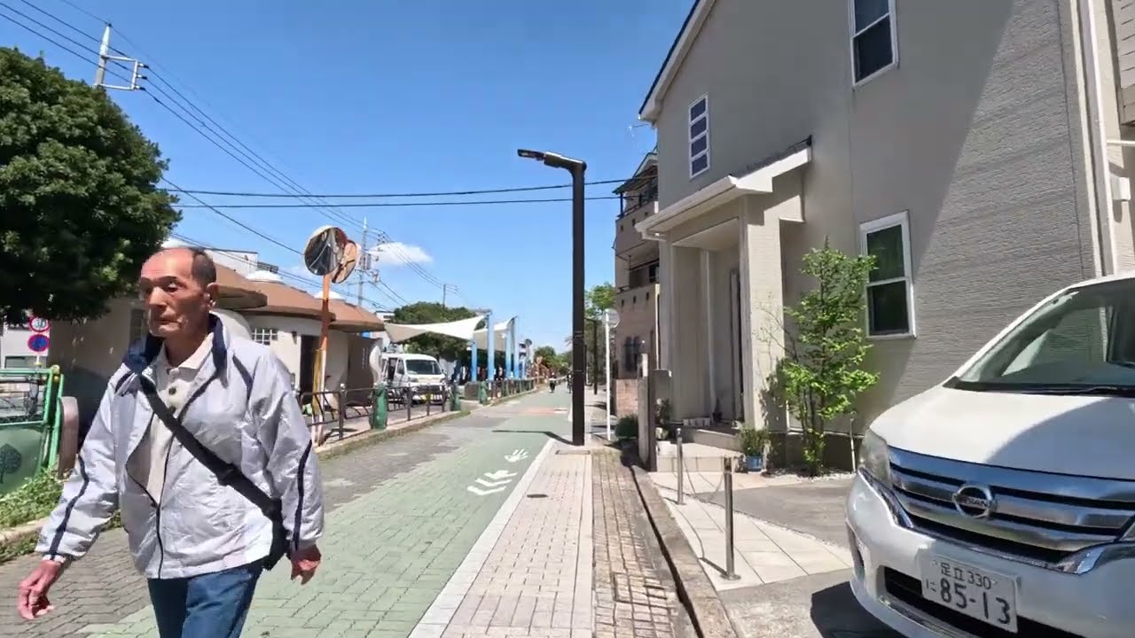North Side Edogawa City Residential Area - Tokyo, Japan - Walking Tour HD