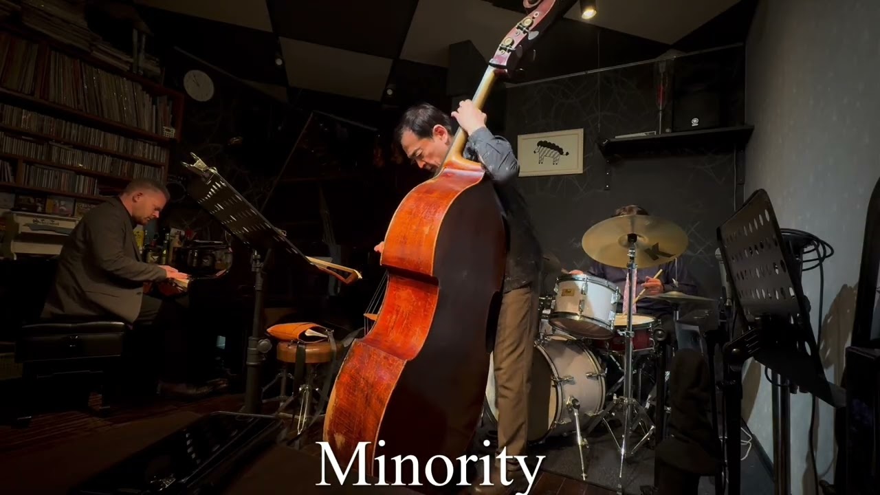 2026-02-21 夏田(ds)〜サイモン(p)〜横山(b)トリオ(Minority)