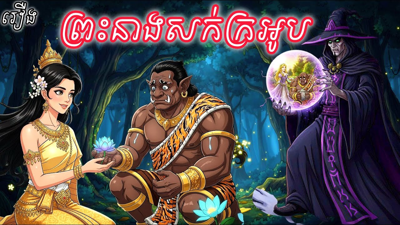 រឿងព្រេងនិទានខ្មែរ៖ ព្រះនាងសក់ក្រអូប និងយក្សចិត្តធម៌ | Khmer Fairy Tale 2026