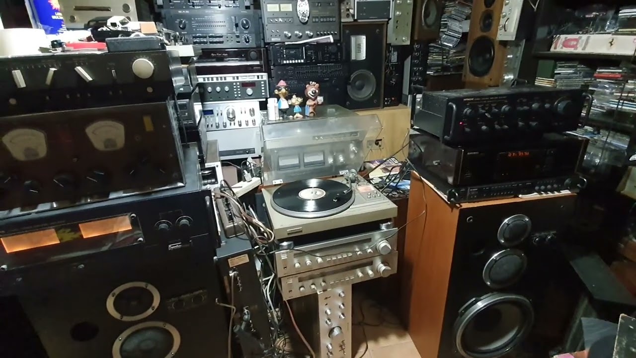 PRE HITACHI HCA 8300 & POWER HMA 8300, PIONEER PL 560 QUARTZ & PITCH VUMETRO AGUJA ANALOGO