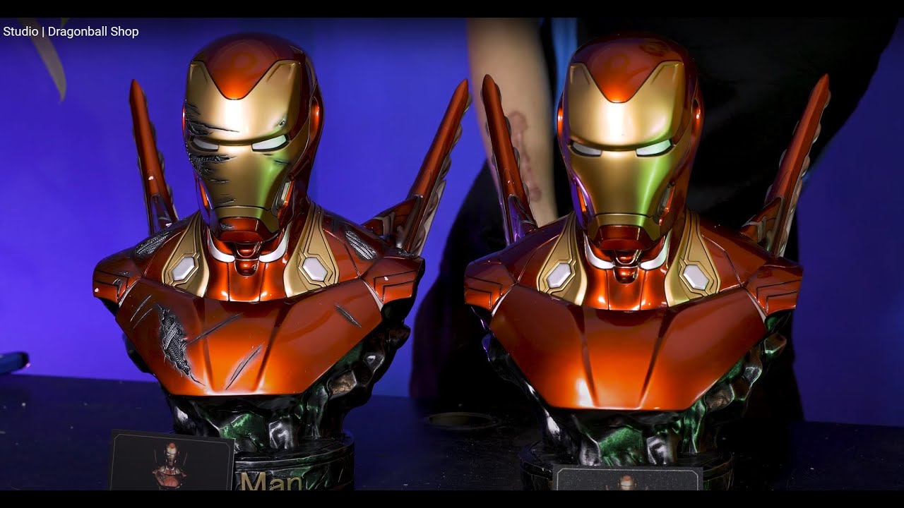 Unboxing mô hình Ironman MK50 Bust - PZ Studio | Dragonball Shop