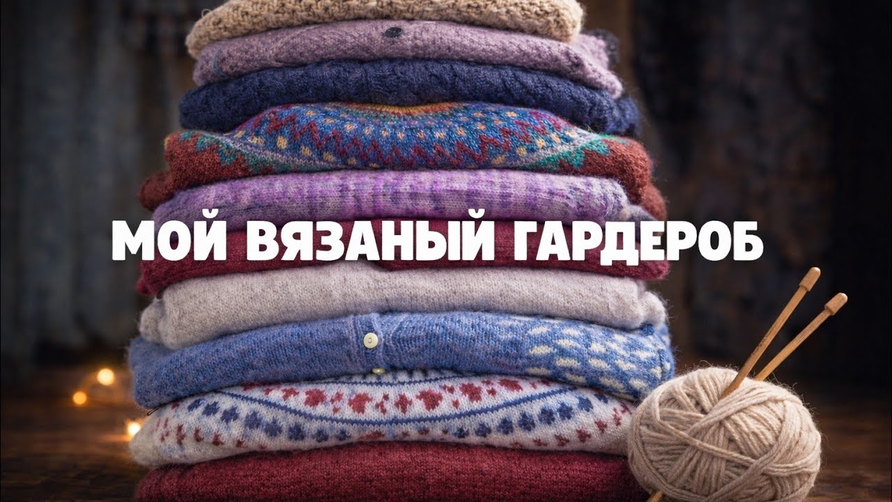 ИТОГИ ВЯЗАЛЬНОГО ГОДА ✨️ 12 ПЛЕЧЕВЫХ ИЗДЕЛИЙ 🪀 МОЙ ВЯЗАНЫЙ ГАРДЕРОБ 🧶 ГОТОВЫЕ РАБОТЫ - 2025 🎉
