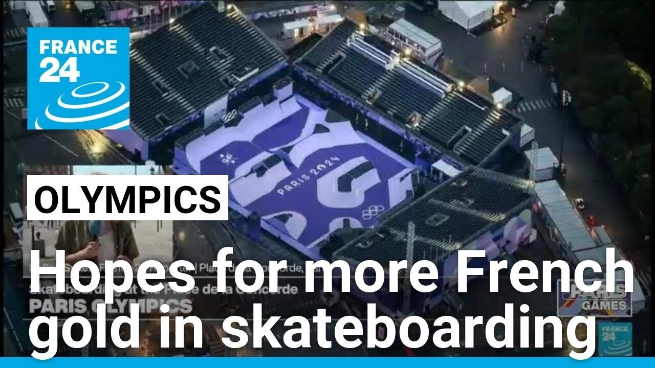 Olympics: Hopes for more French gold in skateboarding • FRANCE 24 English