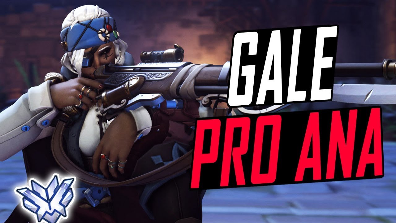 GALE BEST ANA IN THE WORLD! 11K HEALING DONE! [ OVERWATCH SEASON 6 TOP 500 ]