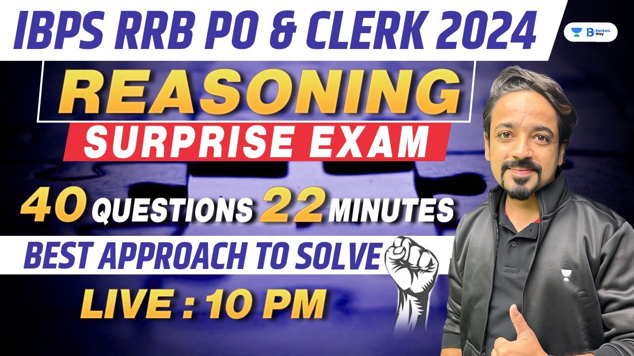 RRB PO/Clerk 2024 | Complete Paper 40 Question in 22 Minutes | Best Approach to Solve Paper