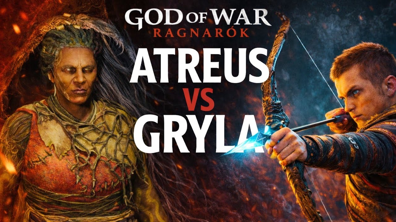 Atreus vs Gryla | Most Intense Boss Fight in Ragnarok#gaming #gameplay #godofwarragnarok 
