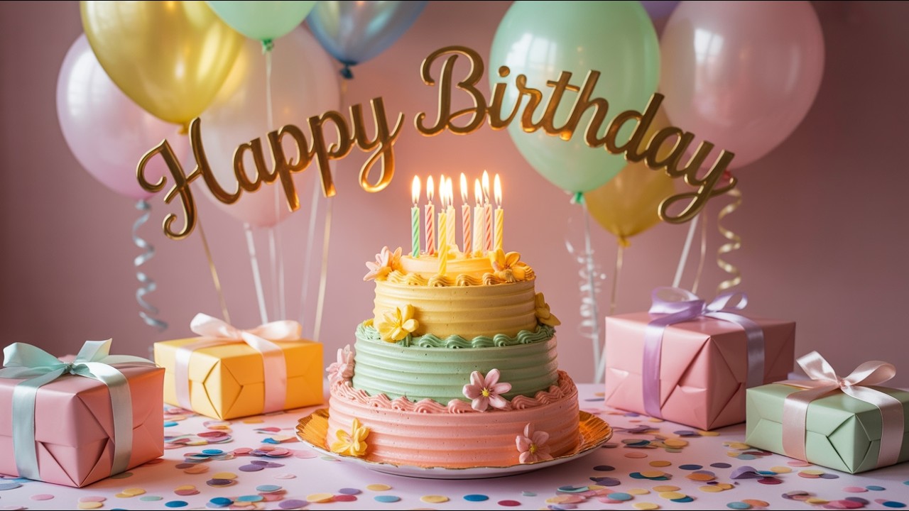 Happy Birthday Song 🎁🌟- Happy Birthday #happybirthday #birthday  #birthdaysongs