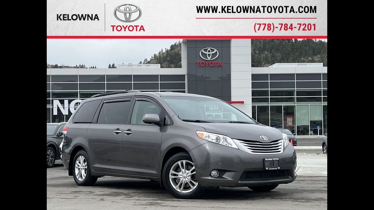Gray 2012 Toyota Sienna XLE AWD Review Kelowna BC - Kelowna Toyota