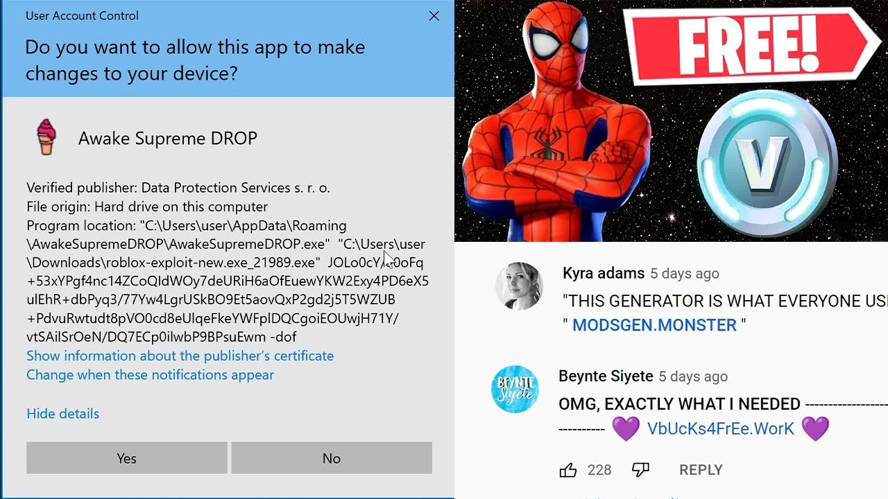 Testing Fornite 